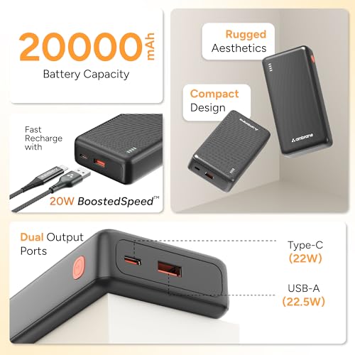 Ambrane 20000mAh Power Bank