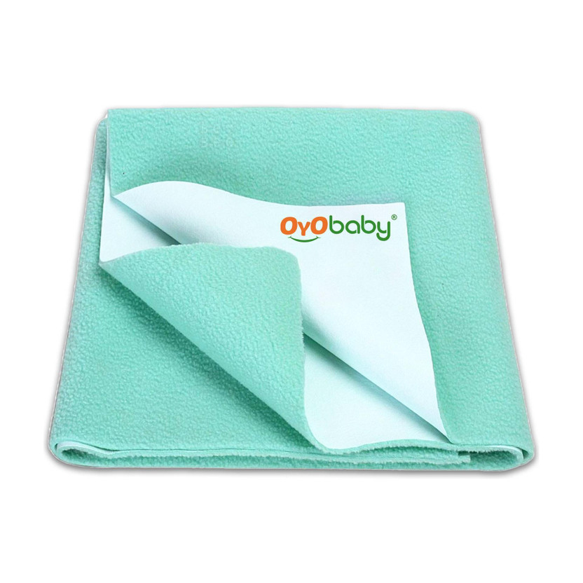 Oyo Baby Cotton Baby Bed Protecting Mat (Dark Blue, Grey, Maroon, - Image 8