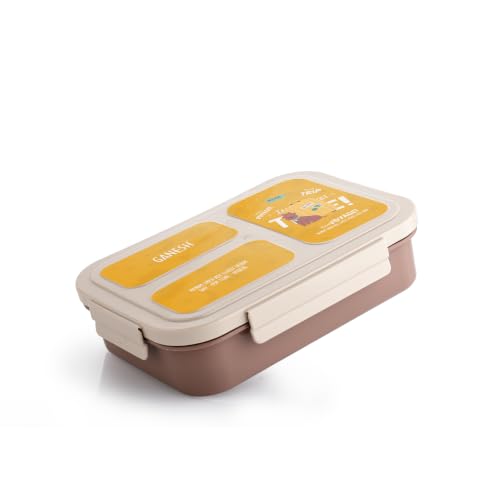Ganesh Aurex 3 Compartment Lunch