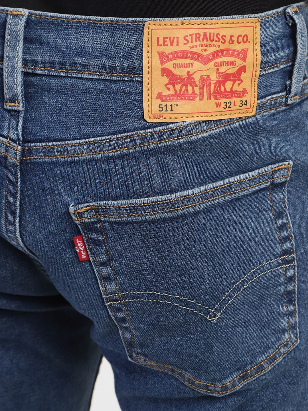 Levis Men Slim Fit Clean Look Jeans - Image 7