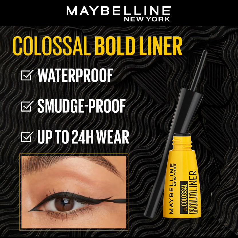MAYBELLINE NEW YORK Call Me Colossal Bold Eye Kit (Black, 242 g) - Image 5