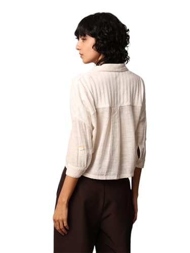 ONLY Women's Cotton Solid Regular Fit Shirt - Image 6