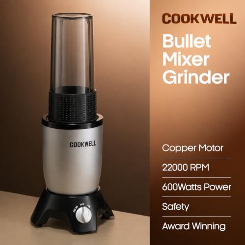 Cookwell Bullet Mixer Grinder, 600