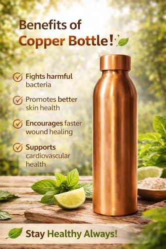 Zuchi Copper bottle- 900 ml