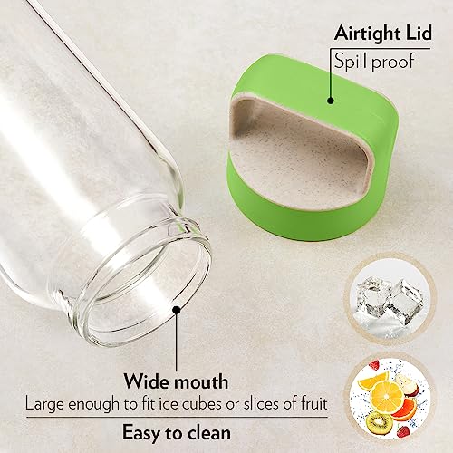 Borosil 750ml Crysto Bottle Set