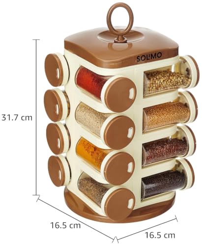 Amazon Solimo Plastic Revolving Spice