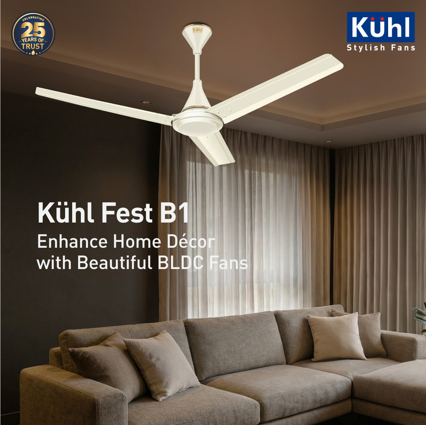KUHL Fest B1 Power Saving BLDC Ceiling Fan |28W|365 RPM | Remote - Image 2