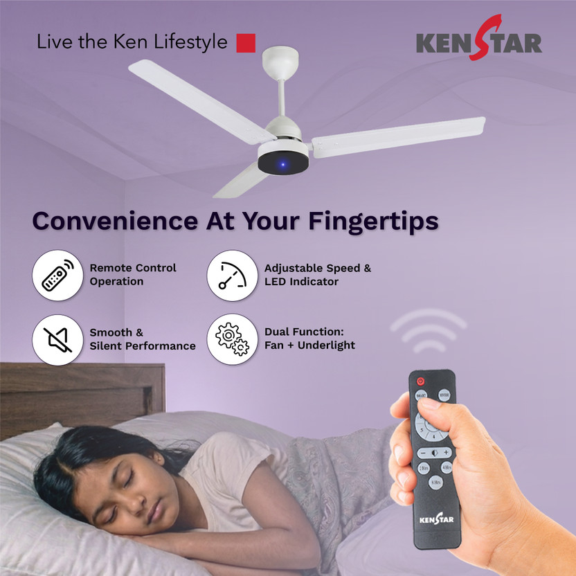 Kenstar NBBLDCPICL32W with 2 Year Warranty Energy Saving 1200 mm - Image 5