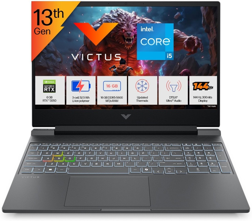 HP Victus Intel Core i5 13th Gen 13450HX - (16 GB/512 GB SSD/Wind...more