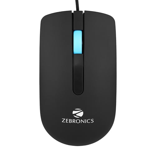 ZEBRONICS Juggle Wired Optical Mouse