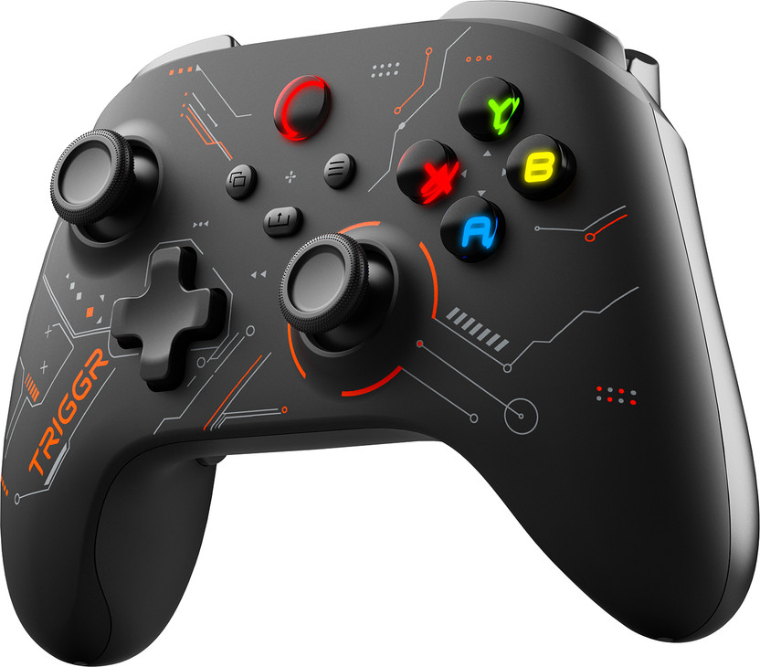 TRIGGR Striker Bluetooth Gamepad (Black, For PS4, PS3, PC, Mac OS...more