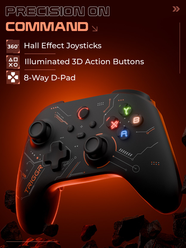 TRIGGR Striker Bluetooth Gamepad (Black