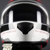 TVS Racing Phantom Series Motorbike Helmet (White) - Image 3