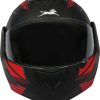 TVS X- Pod Primus Motorbike Helmet (Black Grey) - Image 4