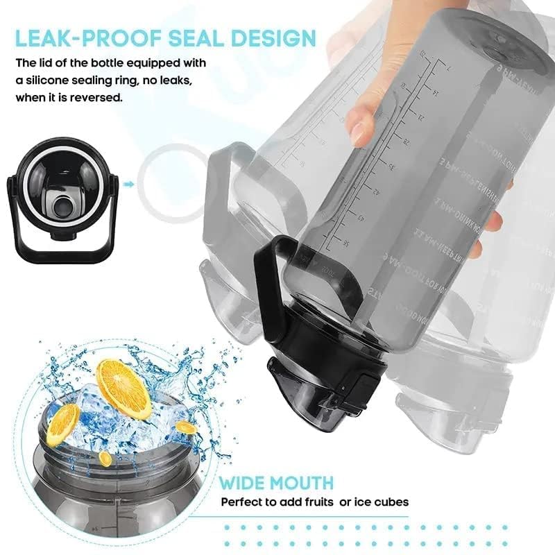 JEBISON Abs Transparent Motivational Water