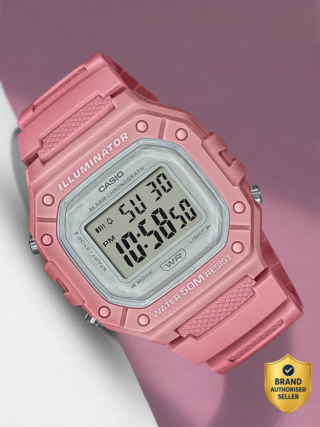CASIO Youth Digital Watch - For Men & Women D256 (W-218HC-4AVDF)