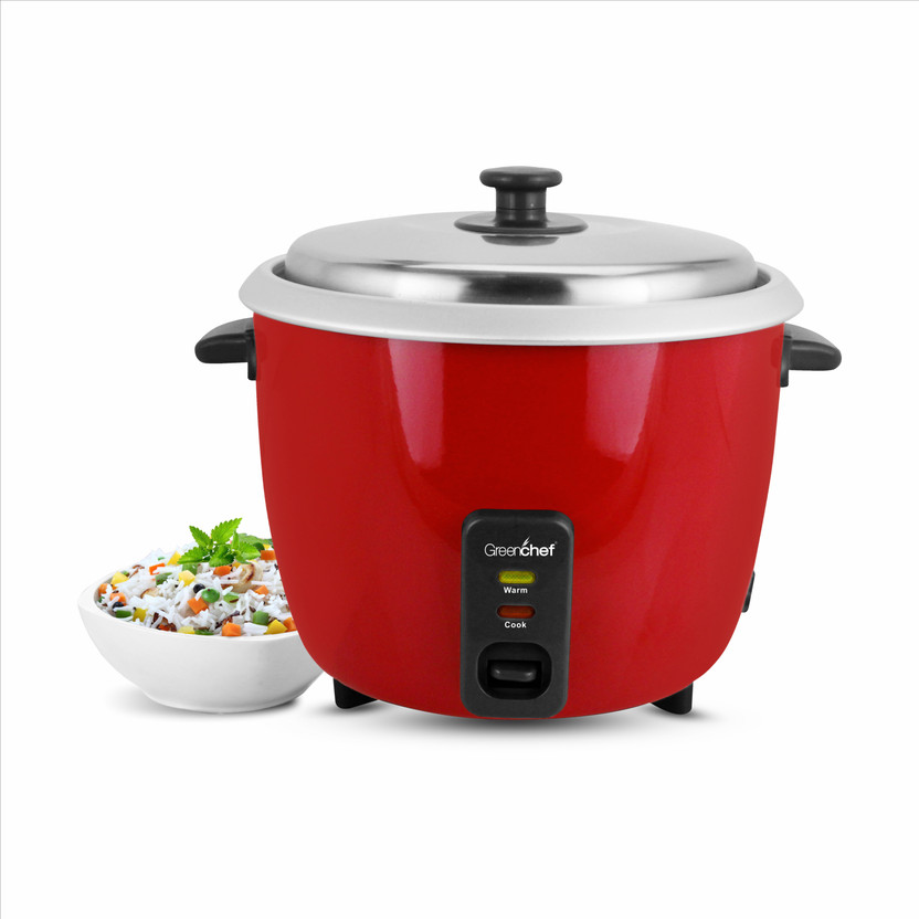 Greenchef Carlo Ace Single Pot Electric Rice Cooker with Steaming...more