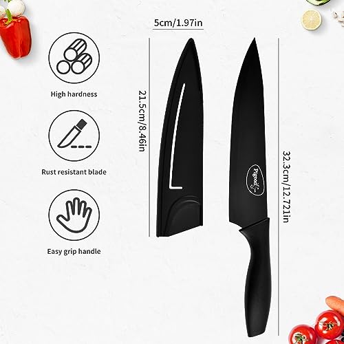 Pigeon by Stovekraft Edge Carbon Knife Set 6 Pcs (Black) - Image 5