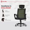 CELLBELL Desire C104 High Back Fabric, Mesh Office Executive Chai - Image 5