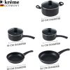 Kreme 5pcs Set Combo Non-Stick Coated Cookware Set (Aluminium, 7 - Image 2