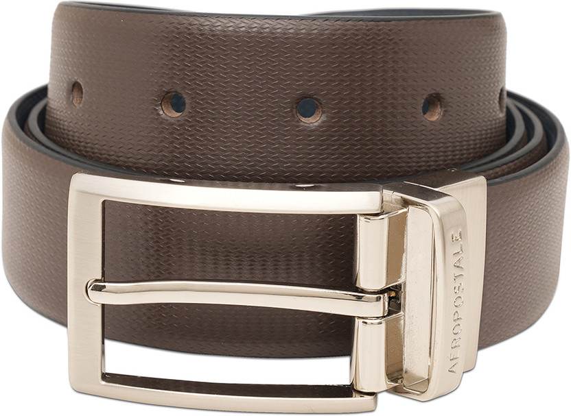 AEROPOSTALE Men Casual Brown Genuine Leather Reversible Belt