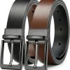 AEROPOSTALE Men Casual Brown Genuine Leather Reversible Belt - Image 7
