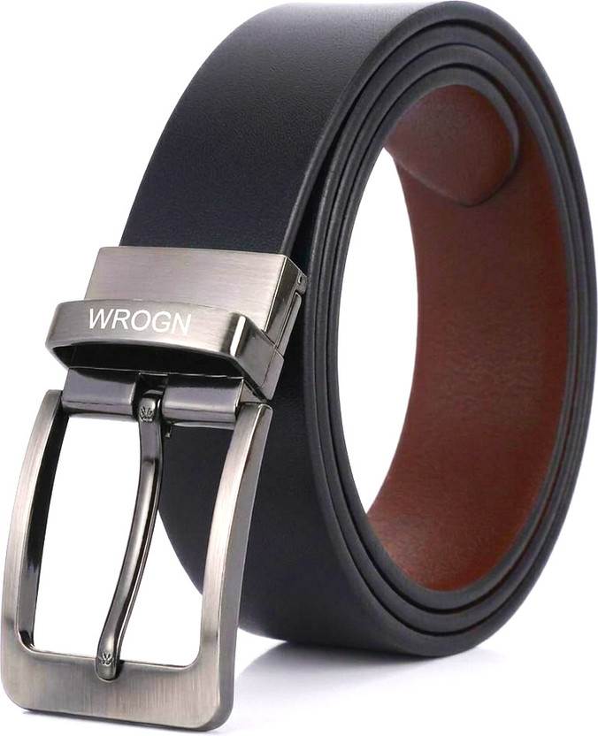 AEROPOSTALE Men Casual Brown Genuine Leather Reversible Belt - Image 8