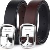 AEROPOSTALE Men Casual Brown Genuine Leather Reversible Belt - Image 9