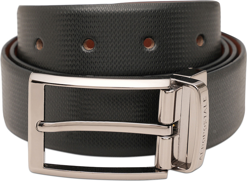 AEROPOSTALE Men Casual Brown Genuine Leather Reversible Belt - Image 10