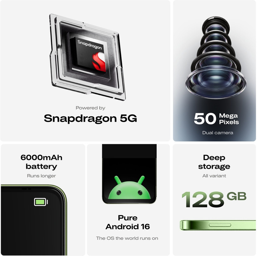 Mivi One 5G (Blue, 128 GB) (8 GB RAM) - Image 2