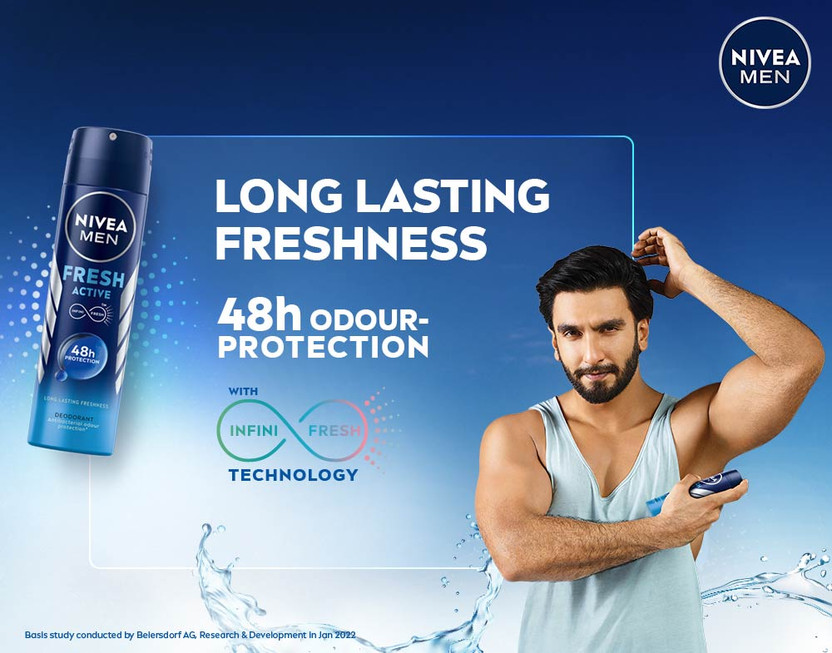 Nivea Men Fresh Active Combo , Antibacterial 48h Protection, Long - Image 10
