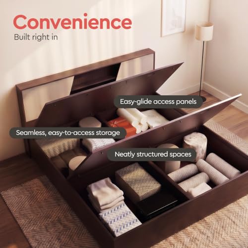 Interio by Godrej Hannah King Size Engineered Wood Bed - Image 6