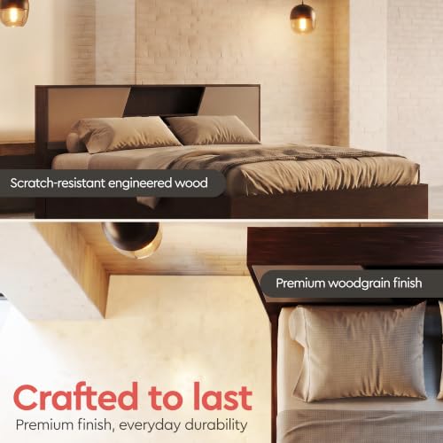 Interio by Godrej Hannah King Size Engineered Wood Bed - Image 7
