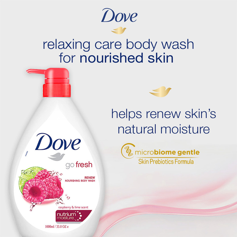 DOVE Renewing Raspberry Body Wash with Lime for Renewed Skin, Ref - Image 4