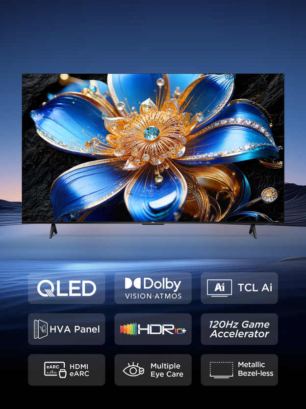 TCL T6D 163.83 cm (65 inch) QLED Ultra HD (4K) Smart Google TV 20 - Image 2