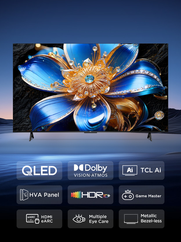 TCL T6D 138.71 cm (55 inch) QLED Ultra HD (4K) Smart Google TV 20 - Image 2