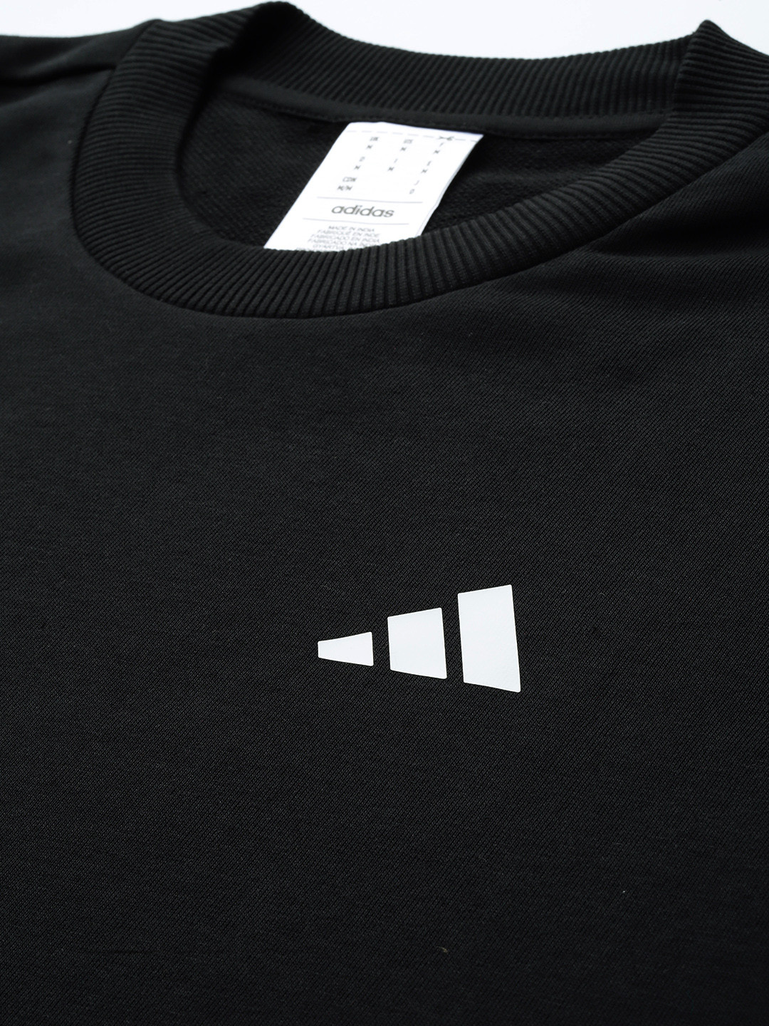 ADIDAS Brand Logo Detail Round Neck Sweatshirt - Image 2