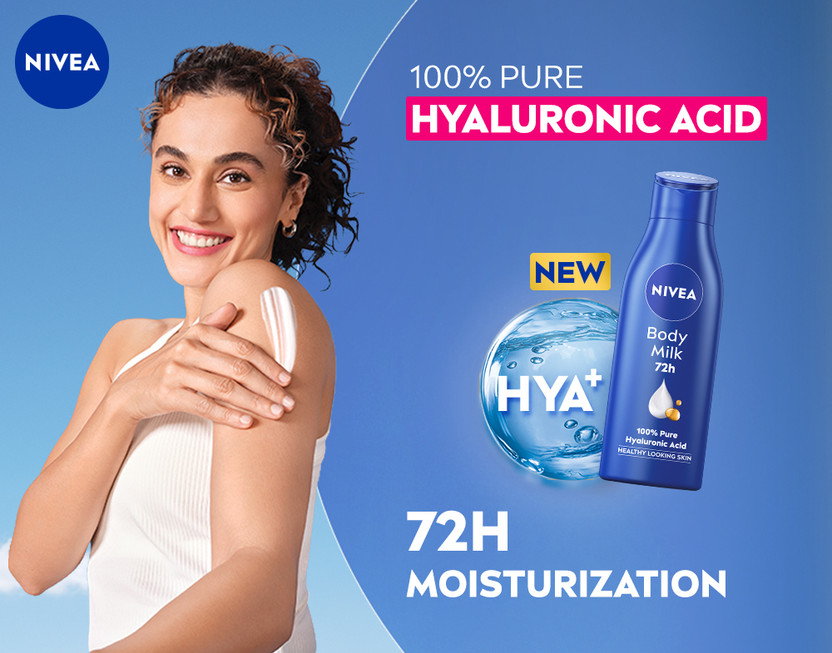 NIVEA Nourishing Body Milk with 72H Moisture, Hyaluron & Almond O - Image 10