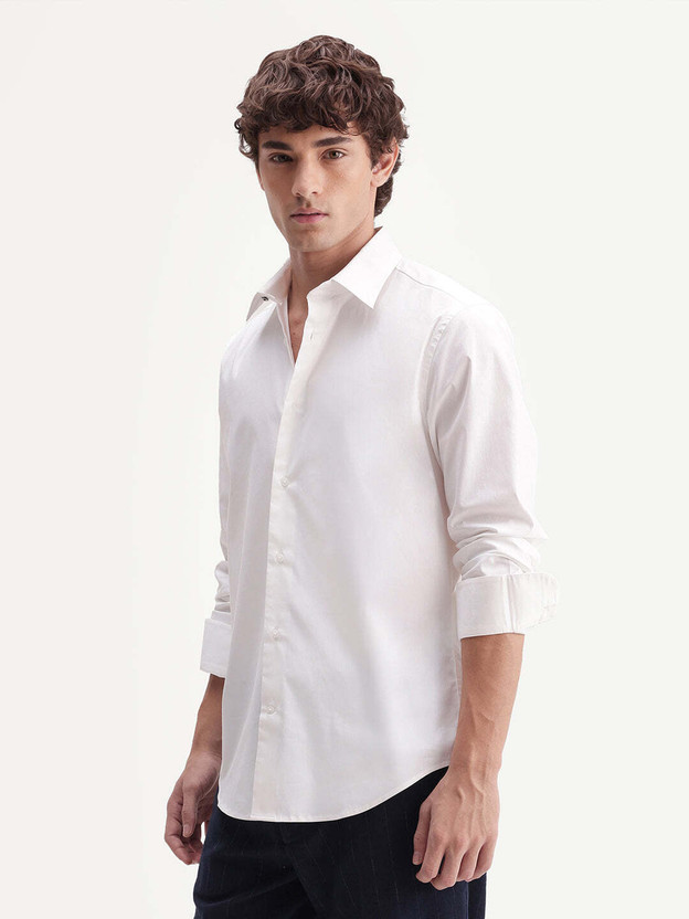 RARE RABBIT Men Regular Fit Solid Casual Shirt - Image 3