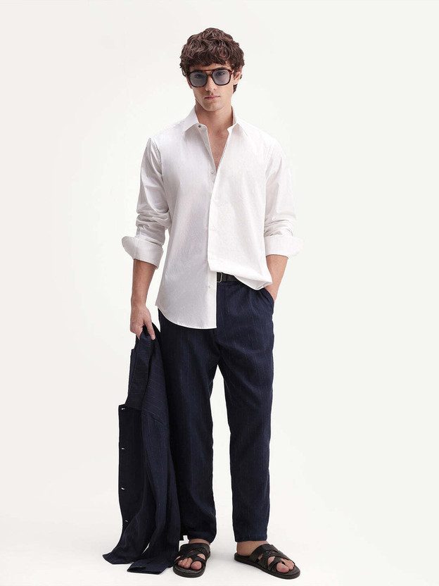 RARE RABBIT Men Regular Fit Solid Casual Shirt - Image 5