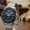 Titan Octane Multifunction Blue Dial Silver Stainless Steel Strap - Image 4
