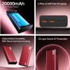 boAt 20000 mAh 22.5 W Slim Pocket Size Power Bank (Martian Red, L - Image 2