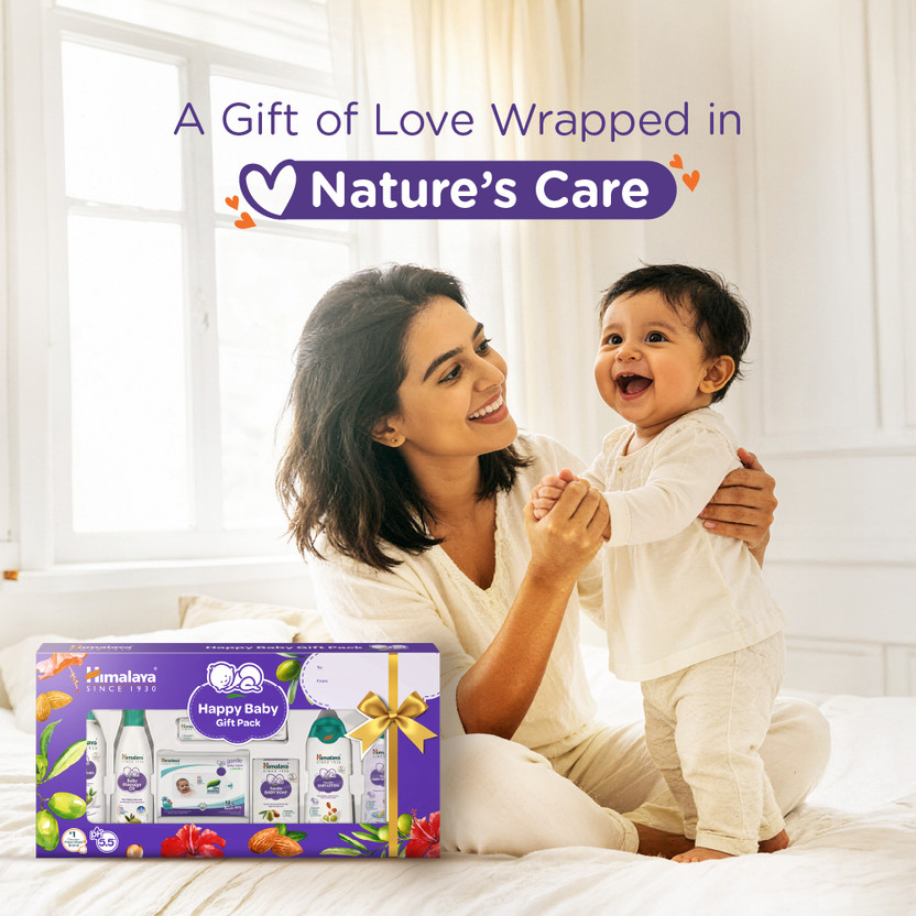 HIMALAYA Happy Baby Gift Pack ( 7 IN 1) (Blue) - Image 3