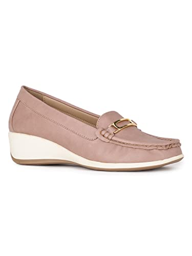 Bata Women's Wedge Heel Loafers - Image 2