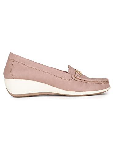 Bata Women's Wedge Heel Loafers - Image 3