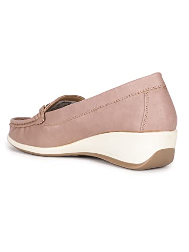 Bata Women's Wedge Heel Loafers - Image 4