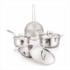 Amazon Basics Triply Stainless Steel Cookware Set 7 Pcs