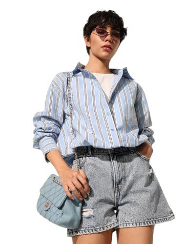 ONLY Women's Striped Casual Shirt - Image 2