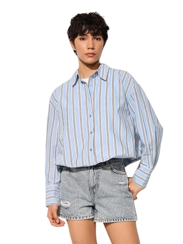 ONLY Women's Striped Casual Shirt - Image 3