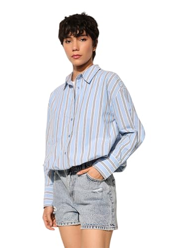 ONLY Women's Striped Casual Shirt - Image 5